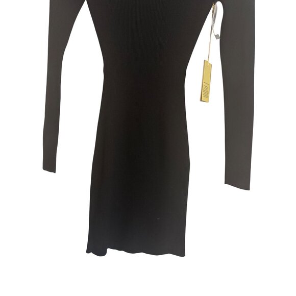 2/$30 NWT Wilfred Free 2XS Black Cut Out Bodycon Ribbed Mini - Picture 11 of 16